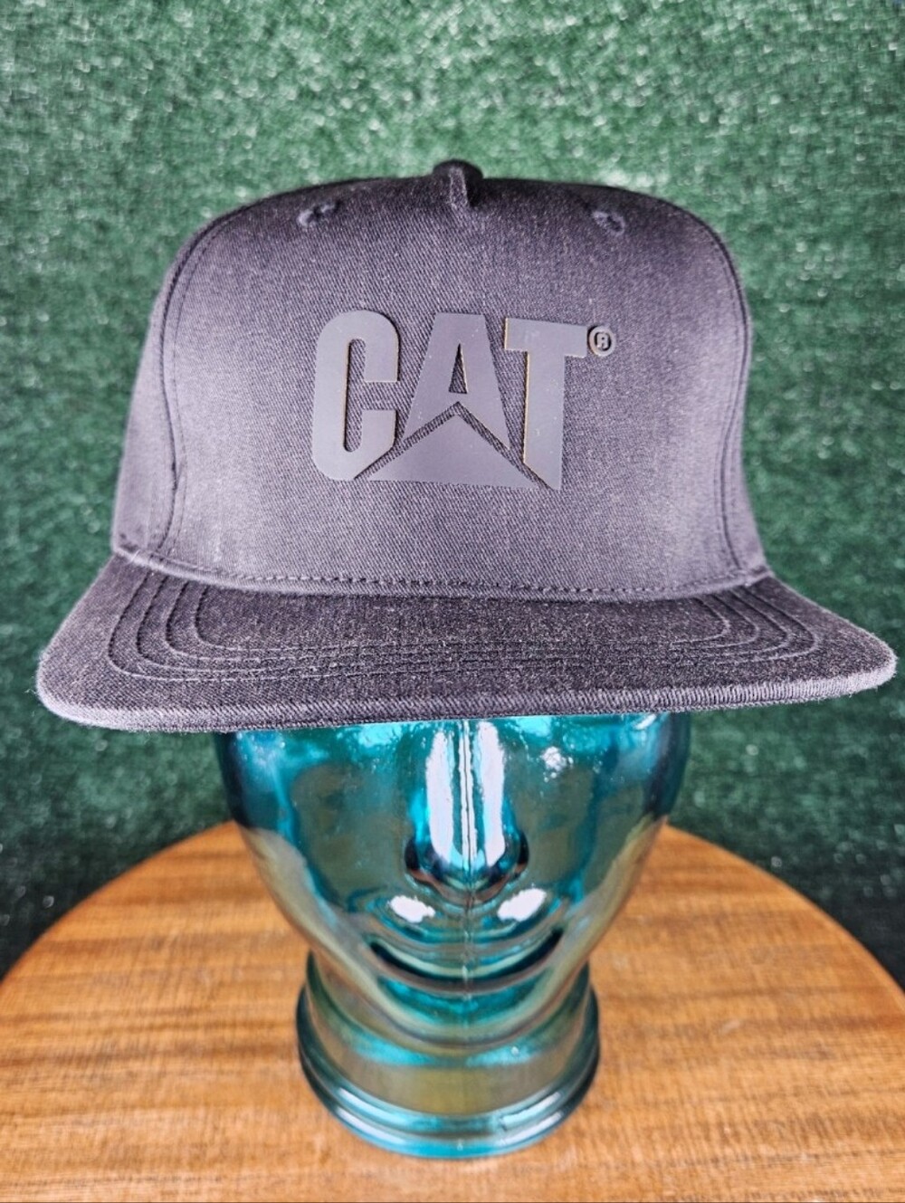 Caterpillar Inc. CAT Workwear Classic Black Snapback Hat / Size - OSFA